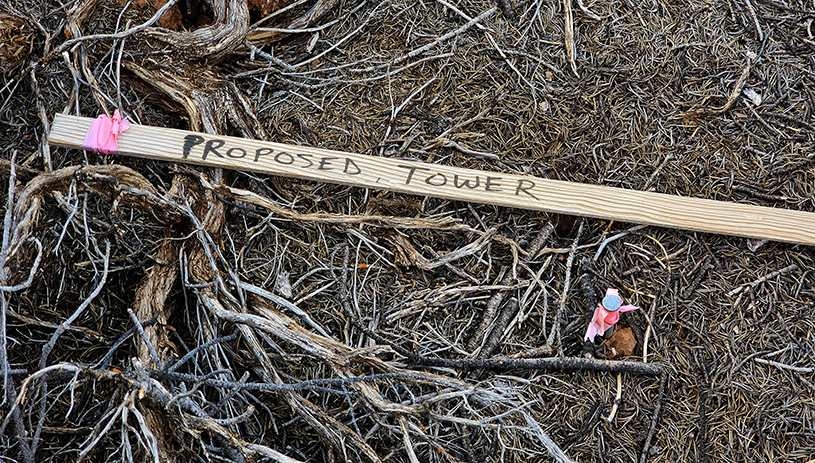 Proposed tower location in Bears Ears National Monument. TIM PETERSON