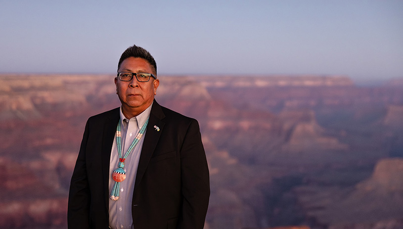 Hopi Chairman Timothy Nuvangyaoma