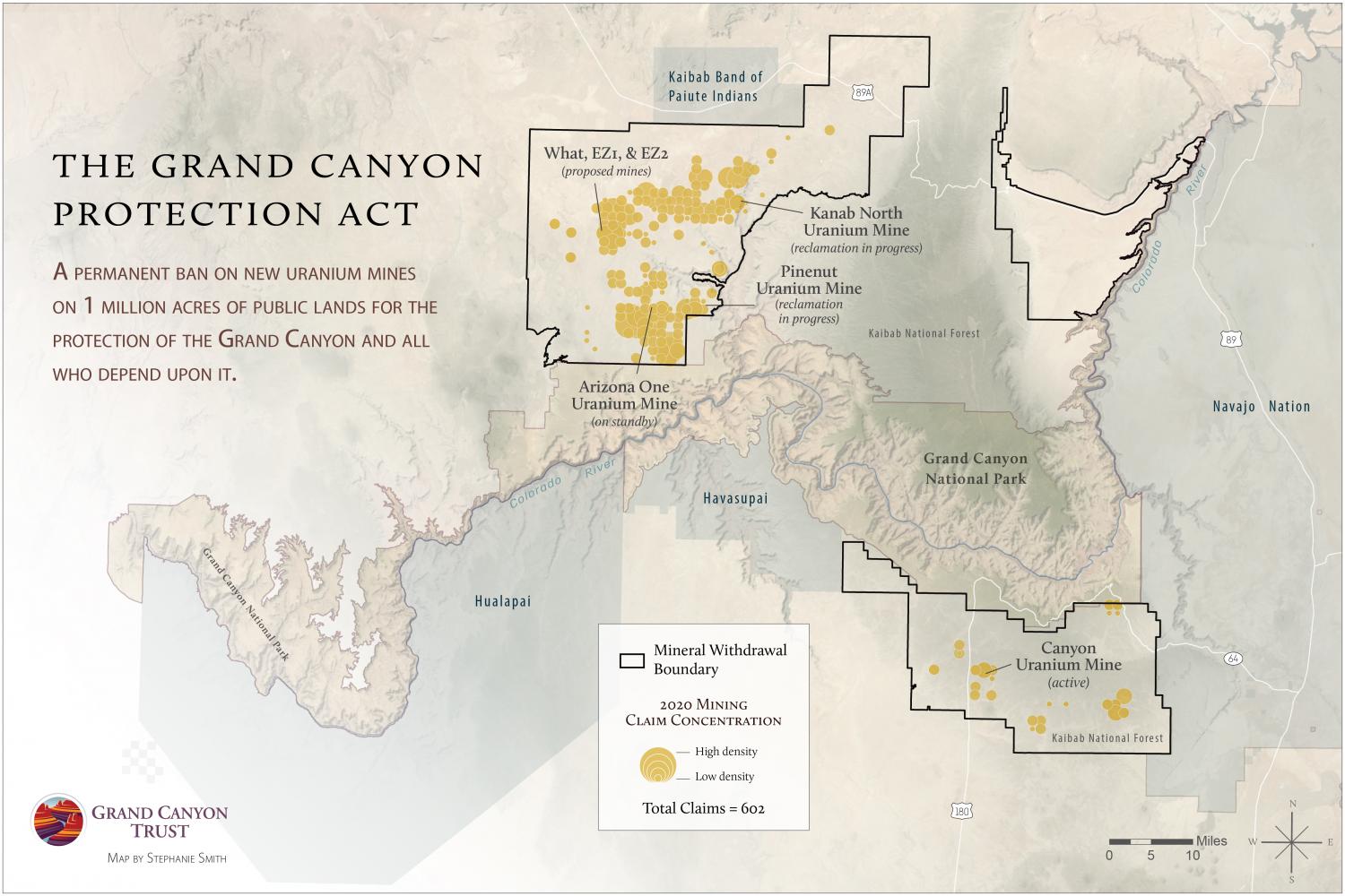 Grand Canyon Protection Act map