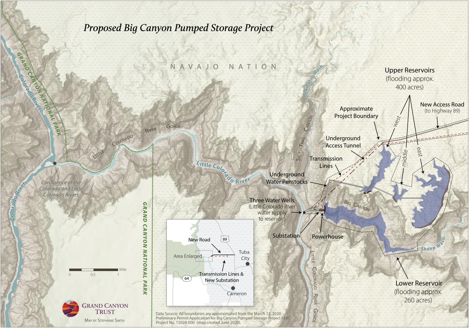 Big Canyon Dam project