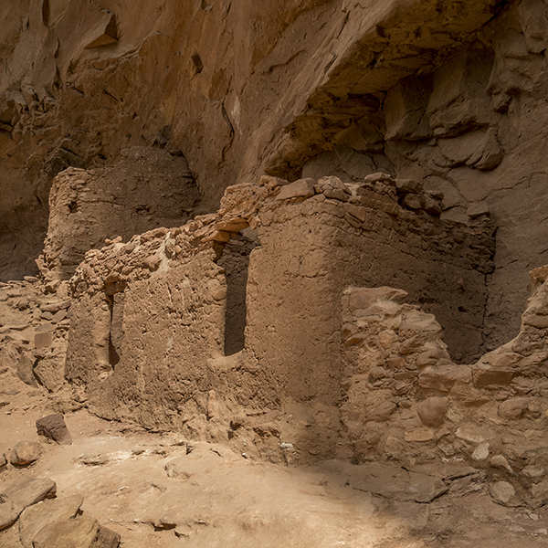 An archaeological structure in Kane Gulch