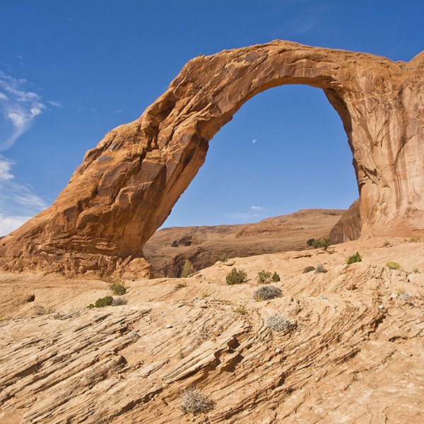 Corona Arch against blue sky