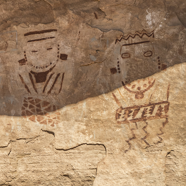 Pictographs in Salt Creek