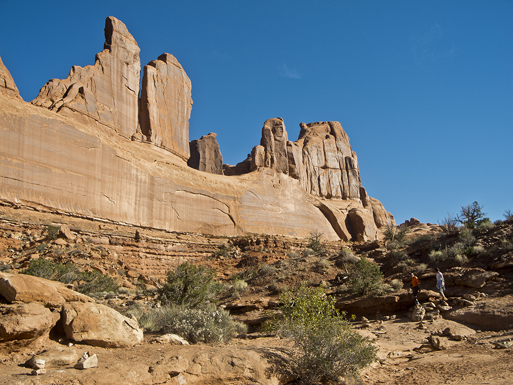 Arches national park skyline