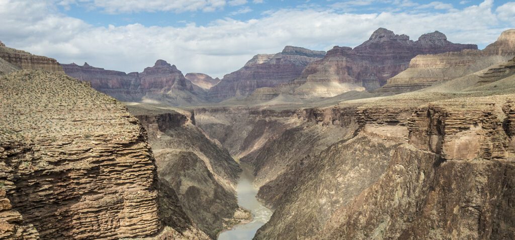 A view of the Colorado River gorge